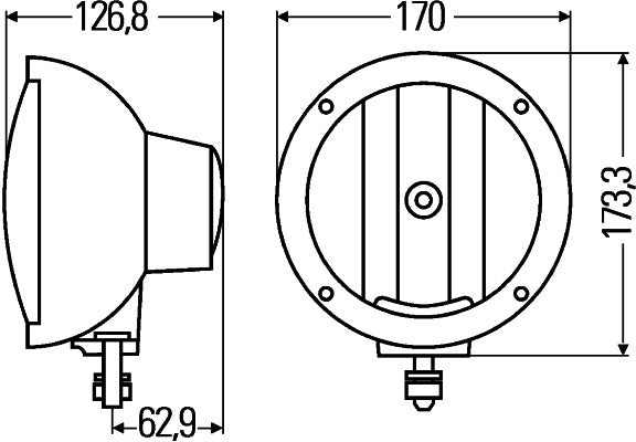 Hella Luminator Compact Metal – E-godkänt extraljus i metallhus - Bilupplysningen