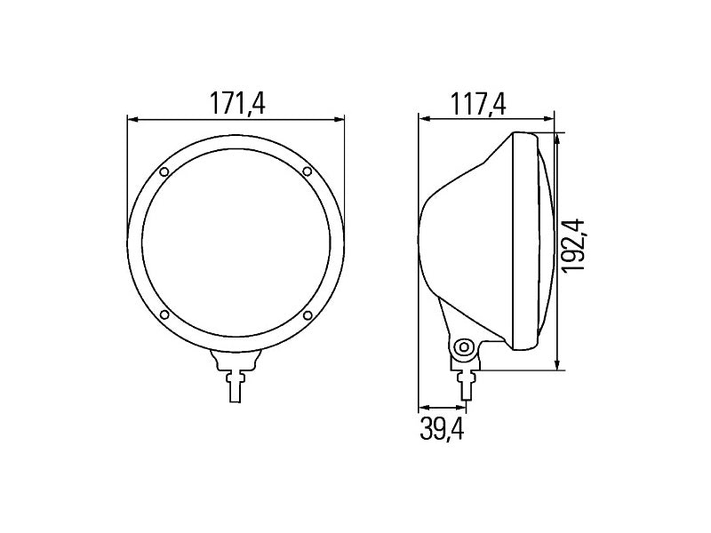 Hella Rallye 3003 Compact Silver – Lättplacerat extraljus med stark prestanda - Bilupplysningen