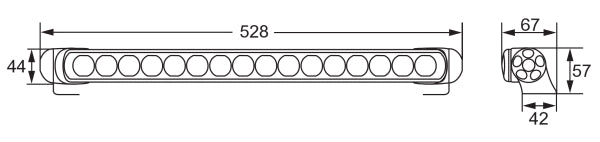 Hella LED Extraljusramp 470 Ref 37,5 – Kompakt och E-godkänd ljusramp - Bilupplysningen