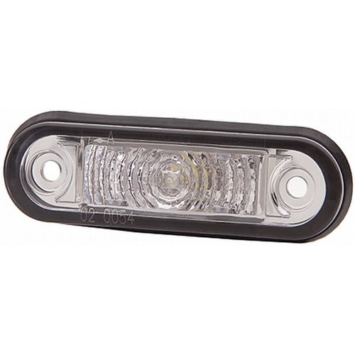 Hella LED Positionslykta Vit Multivolt Svart Sarg - Bilupplysningen