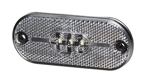 Hella Value Fit Positionslykta 24v, LED, Oval, Reflex - Bilupplysningen