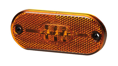 Hella Value Fit Sidomarkeringslykta 12V, LED, Oval, Reflex - Bilupplysningen