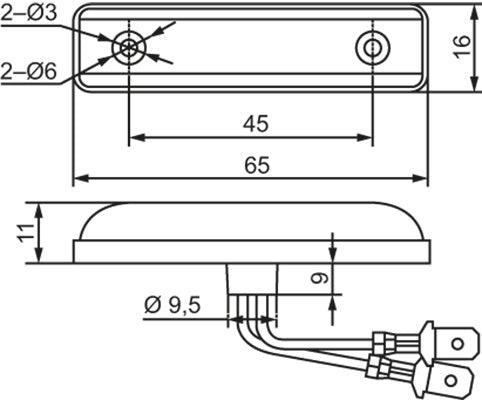 Hella Value Fit Positionslykta 12v, LED, utan reflex - Bilupplysningen