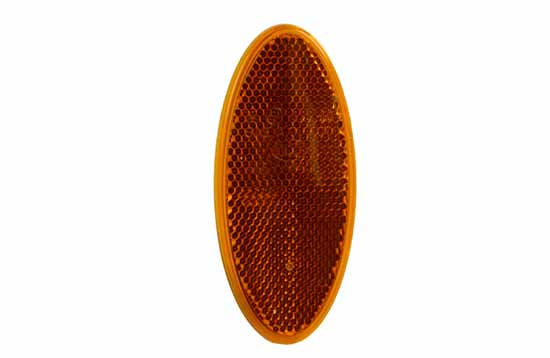 Reflex Gul Oval 100x45mm - Bilupplysningen