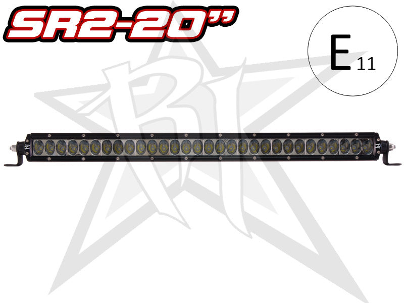 Rigid SR2-Series 20" LED Extraljusramp – E-märkt med bred körljusbild - Bilupplysningen