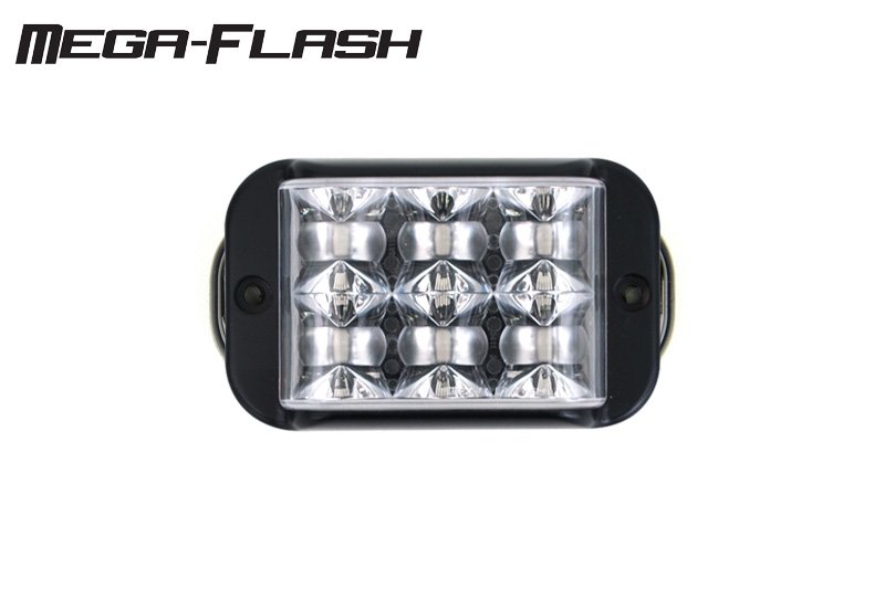 Mega-Flash BX32 LED-blixtljus Dualcolour Orange/Blå – ECE R65 - Bilupplysningen