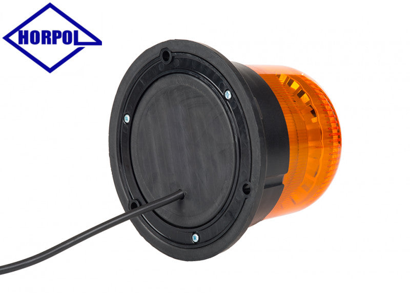 Horpol LED Varningsfyr – Skruvfäste 3-hål & 12/24V, R65-godkänd - Bilupplysningen