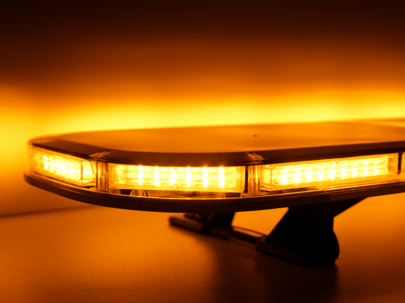 LED Blixtljusramp 98 cm – ECE R65 Klass 1 & låg profil - Bilupplysningen