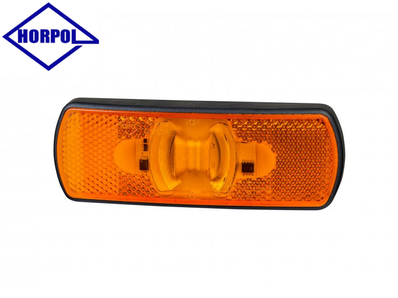 LED sidomarkeringsljus 122x44mm, orange sken - Bilupplysningen