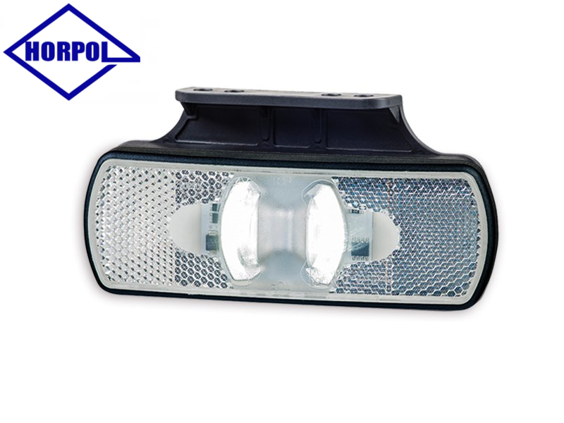 LED positionsljus 122x44mm med hållare, vitt sken - Bilupplysningen