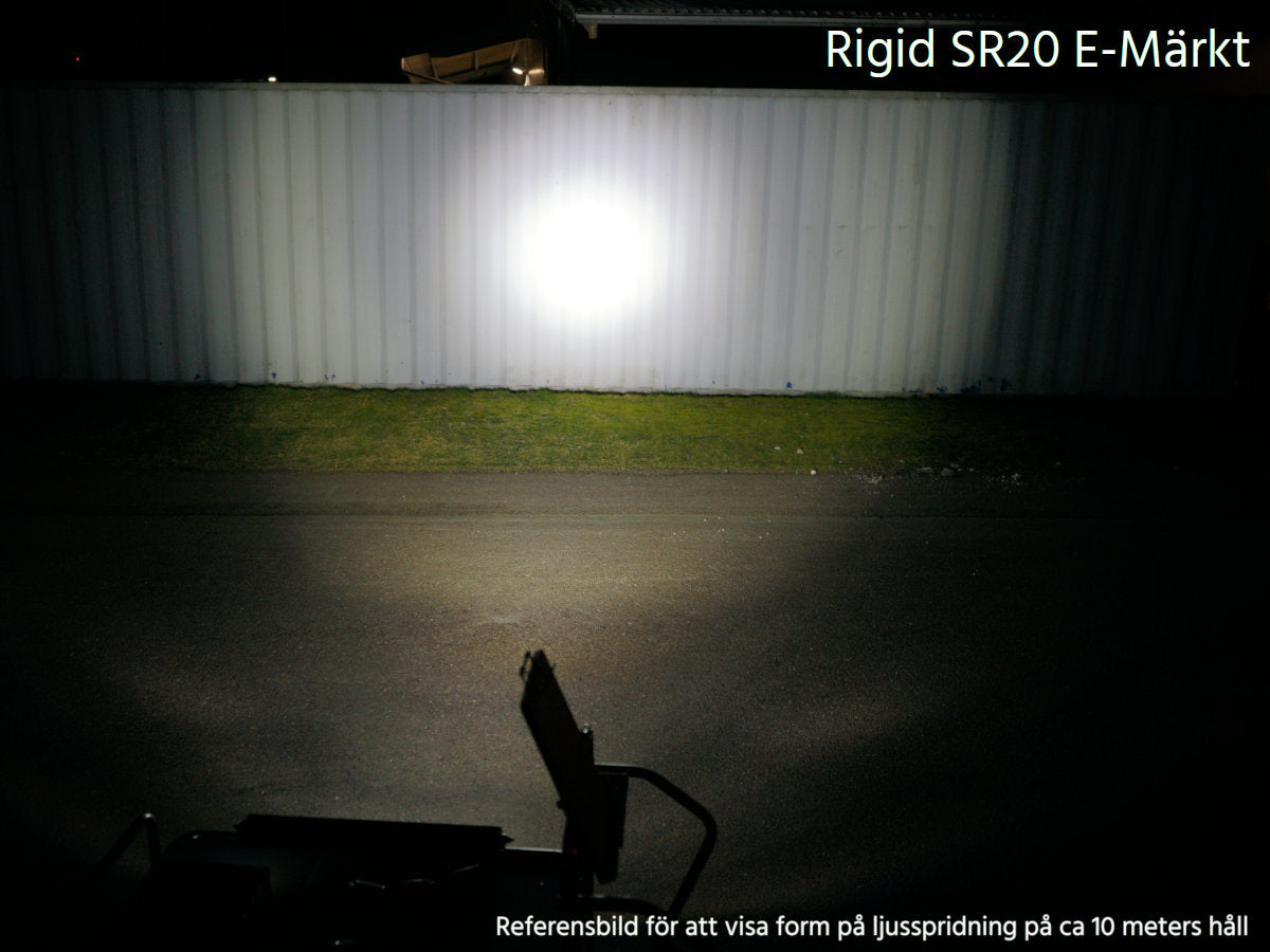 Rigid SR-Series 20" LED Extraljusramp – E-märkt & kombinerad ljusbild - Bilupplysningen