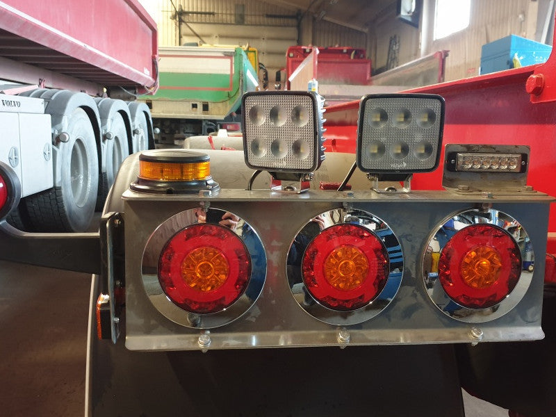 LED-baklykta Pos/Dim/Back med dekorring - Bilupplysningen