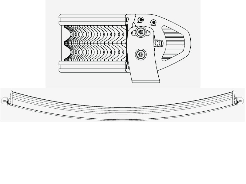 Rigid RDS-Series Pro 20" LED Extraljusramp – Böjd & kraftfull ljusbild - Bilupplysningen
