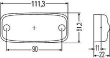 Hella Sidomarkeringslykta 24V LED - Bilupplysningen