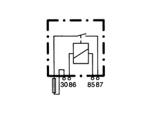 Hella Enkelrelä 12V 25A Med säkring 25A - Bilupplysningen
