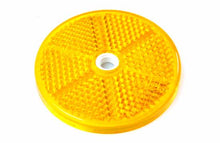Reflex Gul Rund Ø60mm, Fästhål Ø6mm - Bilupplysningen