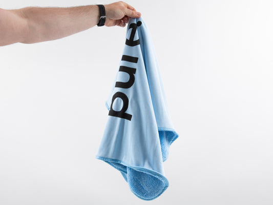 Pureest Stor Mikrofiber torkduk Blå – 90x60 cm - Bilupplysningen