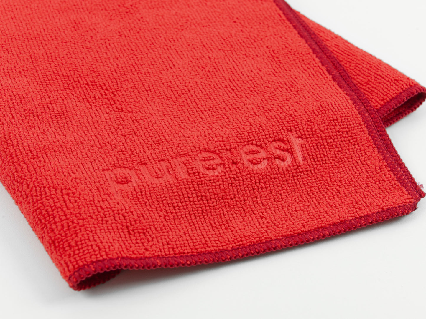 Pureest Mikrofiberduk 40×40 Röd – Perfekt för allrengöring - Bilupplysningen