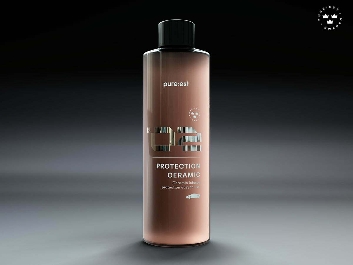 Pureest P2 Keramiskt Lackskydd 500 ml – Glans, skydd och avrinning i ett spray - Bilupplysningen