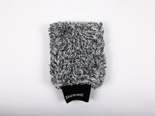Pureest Tvätthandske Mikrofiber – Svart/Vit för skonsam biltvätt - Bilupplysningen