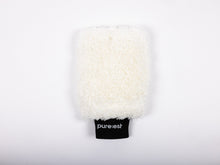 Pureest Tvätthandske Mikrofiber – Vit, skonsam & återanvändbar - Bilupplysningen