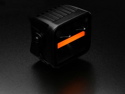 Viklight Idun Plus 40W LED Arbetslampa 4800 lm – Kompakt flood-ljus med rött & orange positionsljus - Bilupplysningen