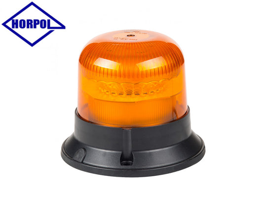 Horpol LED Varningsfyr – Skruvfäste 3-hål & 12/24V, R65-godkänd - Bilupplysningen