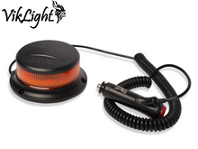 Viklight R65 - LED varningsljus 27W med magnetfot & ciggkontakt E-märkt - Bilupplysningen