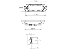 Redtronic Gecko 3 LED Blixtljus Orange – Kompakt, vattentätt & liggande montage - Bilupplysningen