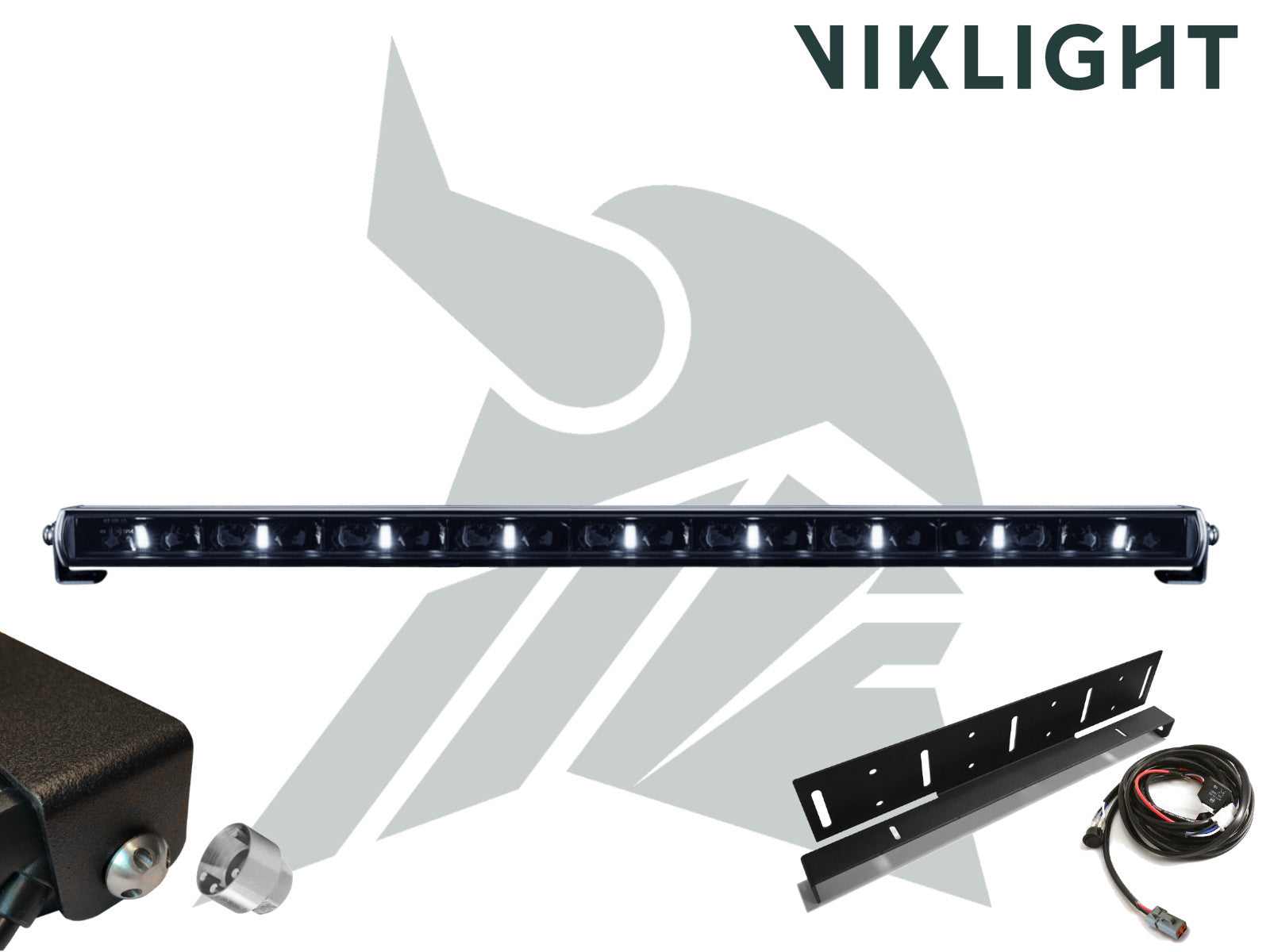 Viklight Ymer 17 100 lm Extraljus LED-ramp 30” – Extra bred & E-godkänd med dubbla fästen - Bilupplysningen
