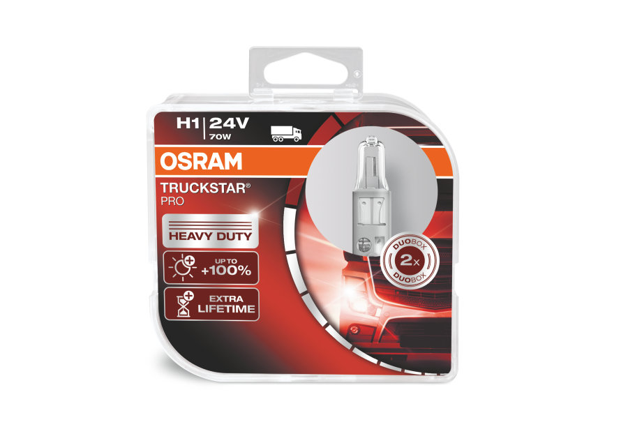 H1 Osram Truckstar Pro 2-Pack (24V)