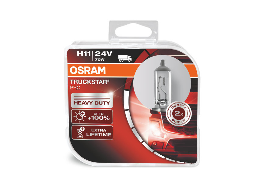 H11 Osram Truckstar Pro 2-Pack (24V)