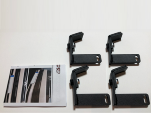 Modellanpassat fäste för 2st10tums LED-ramp, VW Transporter T6(Påverkar ej radar
