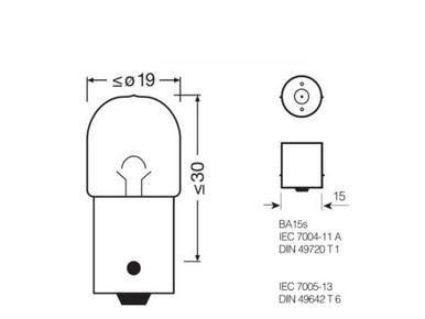 R5W 24v Osram Original Line 7w - Bild 4